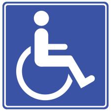 Image of a Disabled Sign