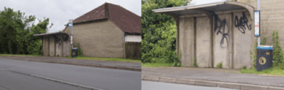 Picture of Bus Shelter London Road Westbound Opposite Lime Tree Cottage