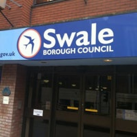 Picture of the Swale Borough Council Offices front entrance in Sittingbourne