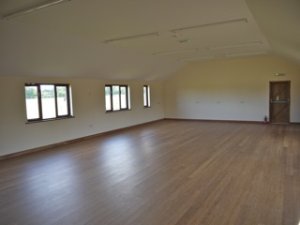 Picture of the Interior of the Main Hall within the Village Hall