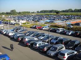 Picture of a busy car park